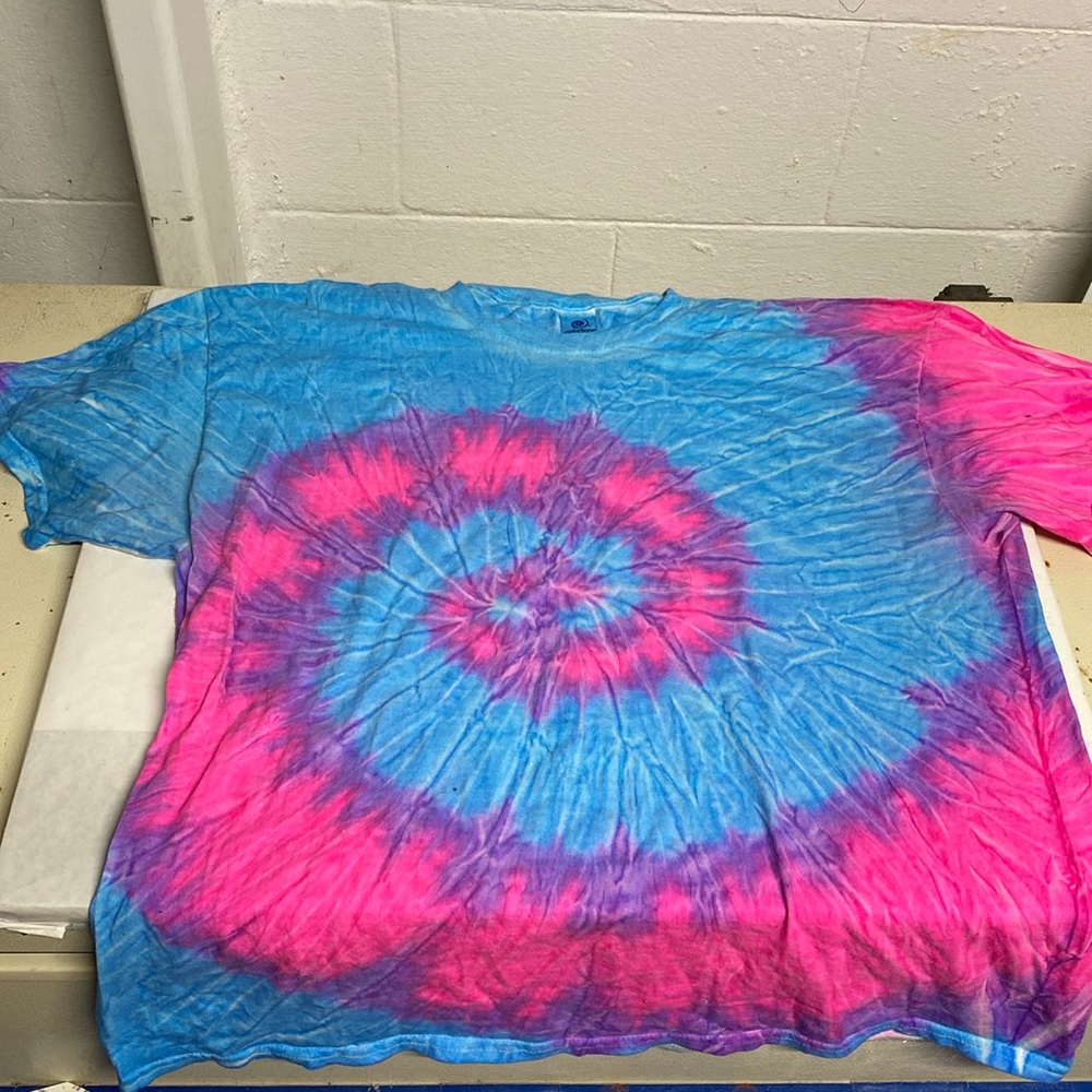 Tie Dye T-shirt Blue and Pink